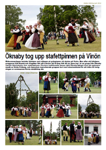 Öknaby folkdanslag, Vinön 2012