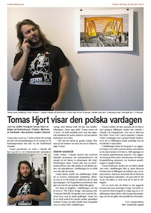 Tomas Hjort, Örebro Tidning 2014