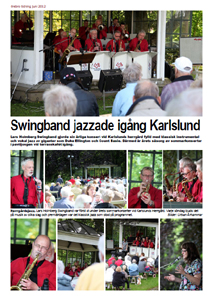 Lars Holmberg Swingband, Karlslund 2012